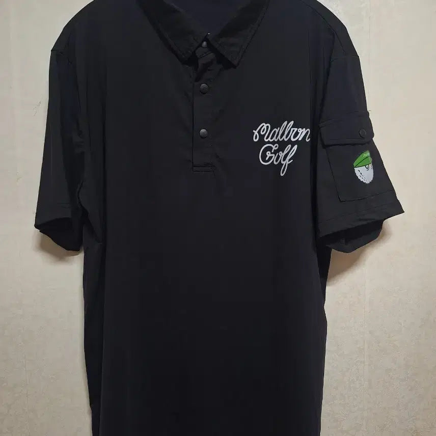 [BUNJANG] Malbon Golf Functional Short Sleeve Polo Shirt 2XL / 말본 골프웨어 기능성 반팔 카라