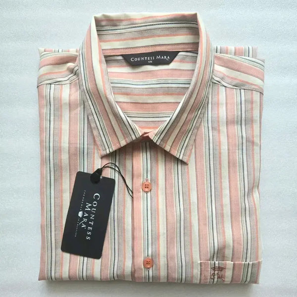 [BUNJANG] Countess Mara Striped Shirt 105 / 택새제품 COUNTESS MARA 카운테스마라 105 중장년층 스트라이프 셔츠