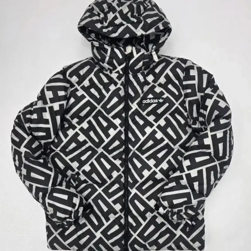 [BUNJANG] Adidas AOP Hooded Padded Jacket (Size 105) / 아디다스 패딩(105)