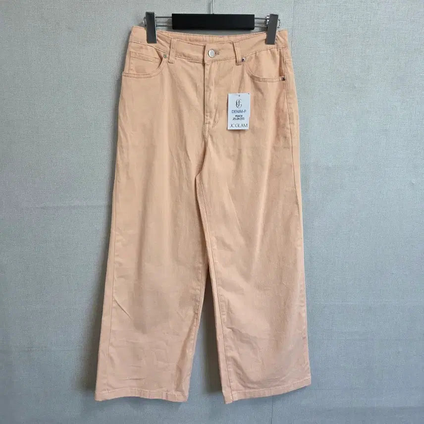 [BUNJANG] Women's Wide Fit Denim Pants (Peach) / 여성 와이드핏 데님 팬츠 피치 55 JJ3338