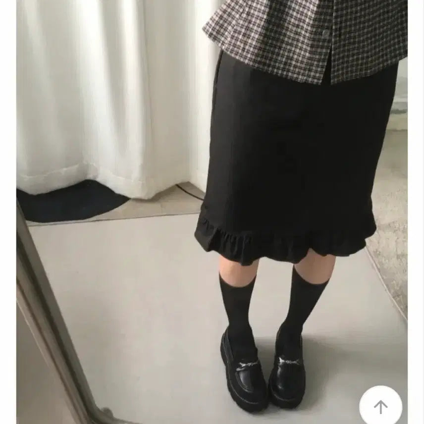 [BUNJANG] Midi Frill Skirt / 미디 프릴 스커트