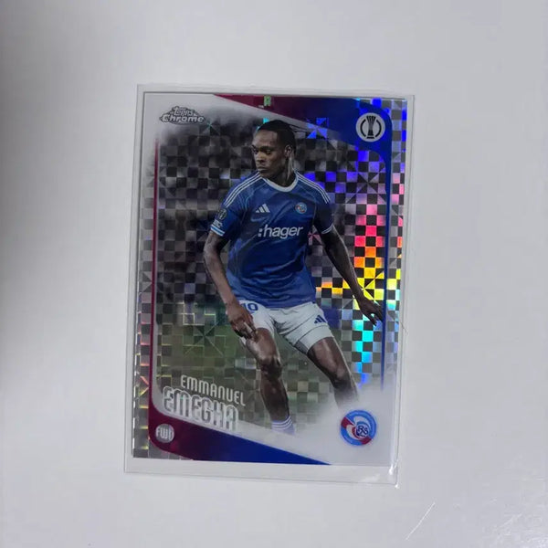 [BUNJANG] Strasbourg Emanuel Emegha Football Card / 스트라스부르 축구 카드 에마누엘 에메가