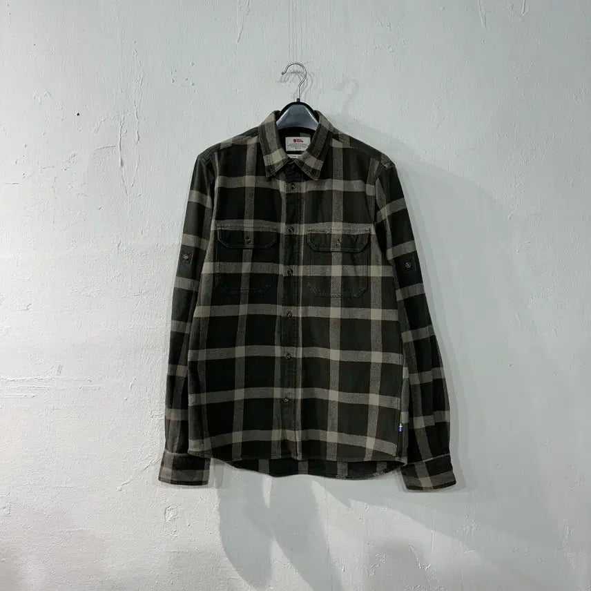 [BUNJANG] Fjällräven Skog Checkered Shirt (M) / 피엘라벤 skog 체크남방 M