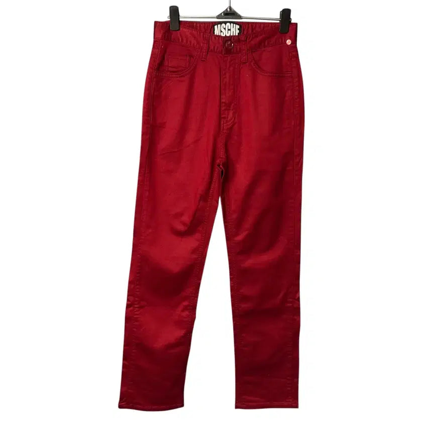 [BUNJANG] MSCHF Women's Red Cotton Pants / S 미스치프 여성 레드 코튼 팬츠