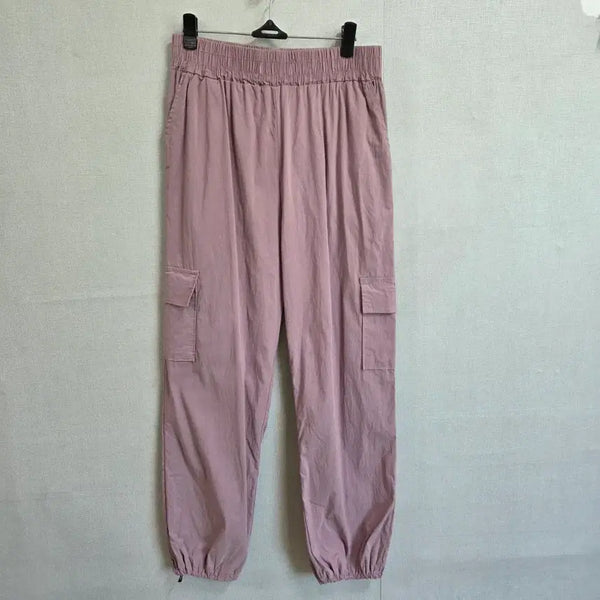 [BUNJANG] Women's Cargo Jogger Pants (F) / 여성 인디핑크 카고 조거 팬츠 F JJ3339