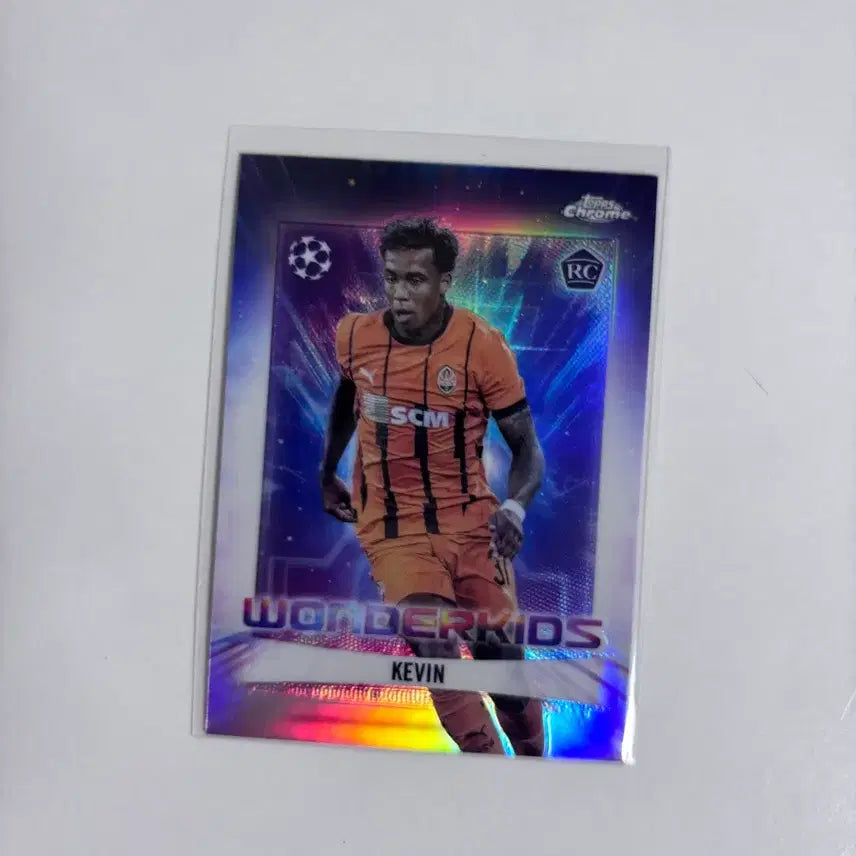 [BUNJANG] Shakhtar Donetsk Kevin 2023 Topps Chrome Soccer Rookie Card / 샤흐타르 도네츠크 케빈 루키 축구 카드 풀럼