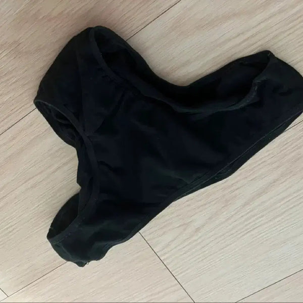 [BUNJANG] Used Black Cotton Briefs / 중고 검은색 면팬티