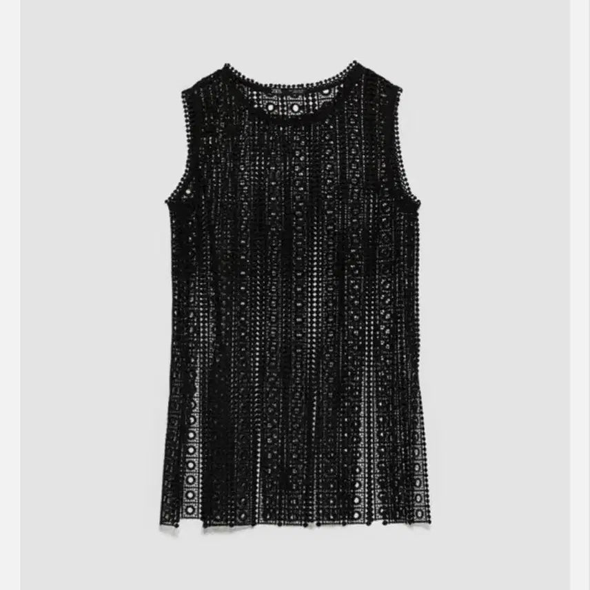 [BUNJANG] Zara Crochet Split Top / 자라 크로쉐 스플릿 탑