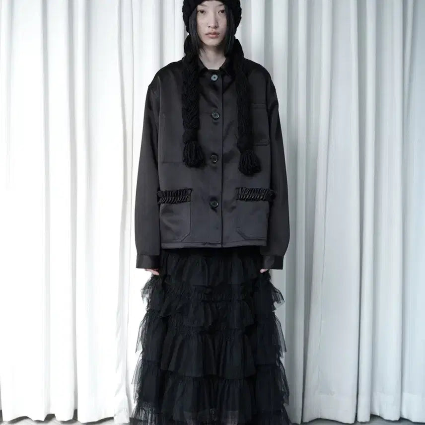 [BUNJANG] Gsaeng Tulle Long Skirt / 생긴스튜디오 튤 롱스커트