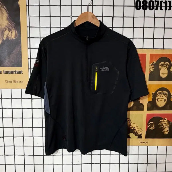 [BUNJANG] The North Face 1/4 Zip Pocket T-Shirt / 노스페이스 반팔 0807
