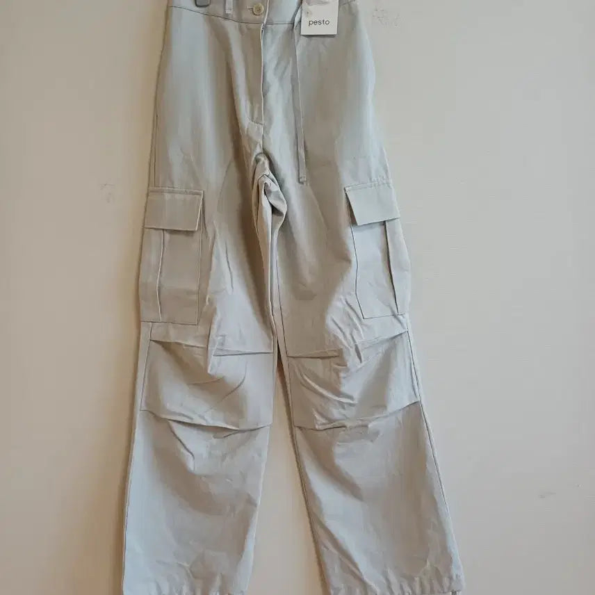 [BUNJANG] Pesto Cargo Pants Beige / 미착용 택달린 페스토 pesto 카고 팬츠 F 판매합니다