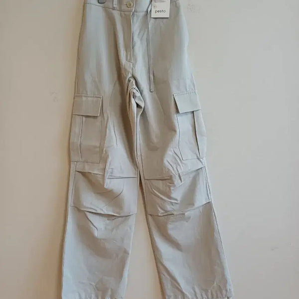 [BUNJANG] Pesto Cargo Pants Beige / 미착용 택달린 페스토 pesto 카고 팬츠 F 판매합니다