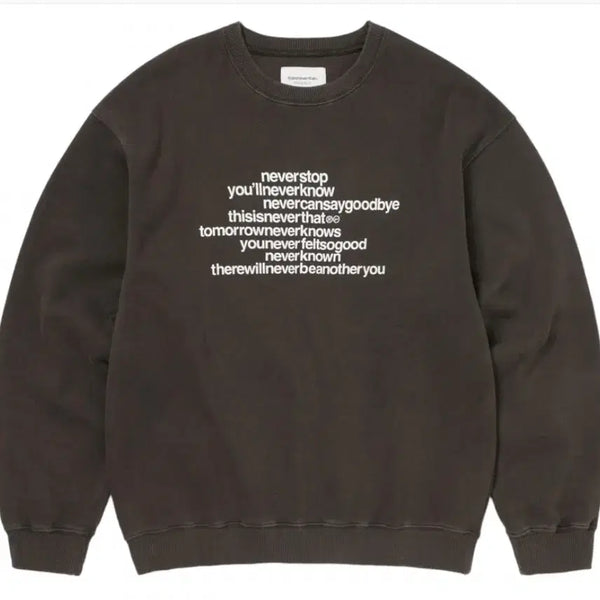 [BUNJANG] Thisisneverthat Fragment Sweatshirt - Size L / [L] 디스이즈네버댓 프라그먼트 스웨트셔츠