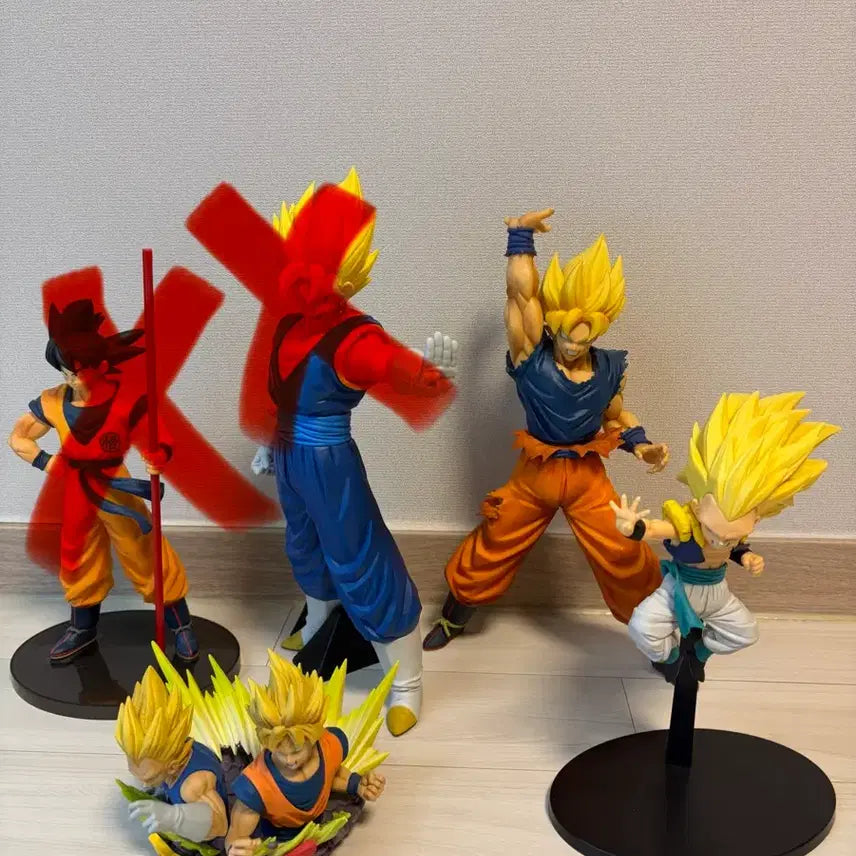 [BUNJANG] Dragon Ball Goku & Gotenks Figure / 드래곤볼 손오공 오천크스 피규어