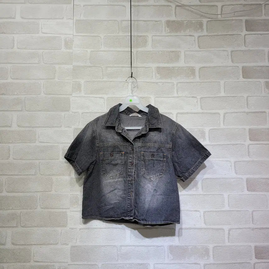 [BUNJANG] Cropped Shirt Size 55 / ㅊ202 크롭 셔츠 55