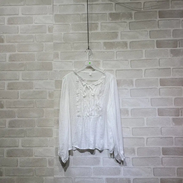 [BUNJANG] White Blouse - Free Size / ㅊ203 화이트 블라우스 F