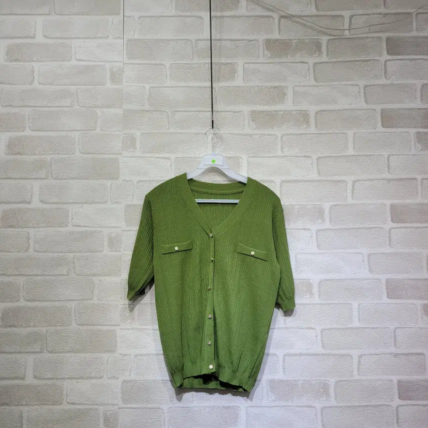 [BUNJANG] Green Cardigan Size 55 / ㅊ207 그린 가디건 55