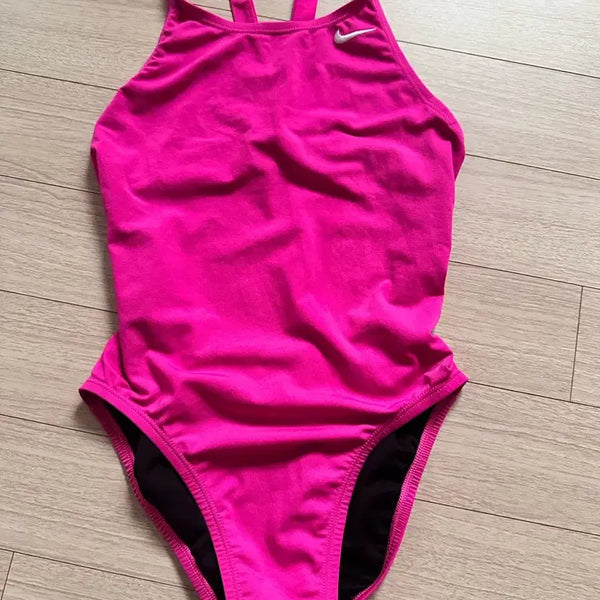 [BUNJANG] Nike Fastback Fire Pink Swimsuit 30 High-Cut / 나이키 패스트백 파이어핑크 수영복 30 (하이컷)