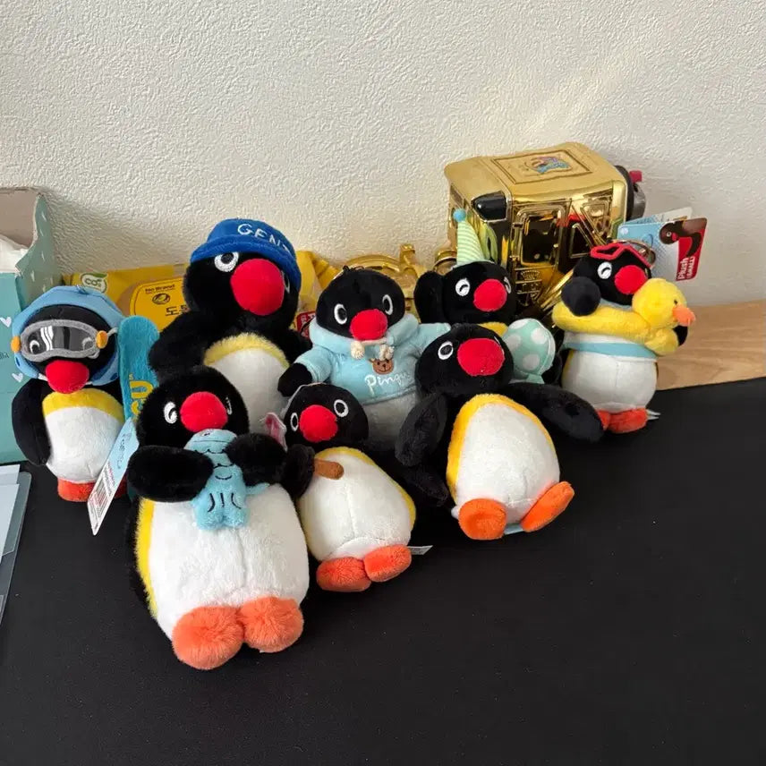 [BUNJANG] Pingu Keychain Plush Collection / 핑구 키링 인형 모음