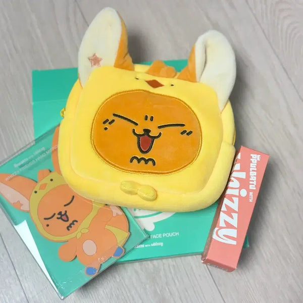 [BUNJANG] Bratz Chunky Series Pouch, Mirror, and Lip Set / 뿔바투 황춘 위찌 시리즈(파우치 거울 립)