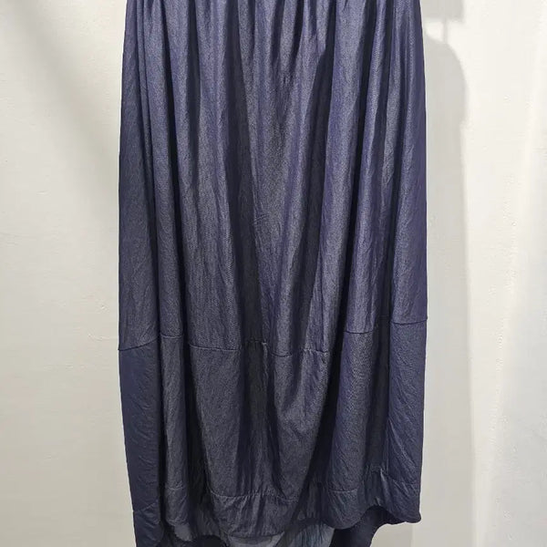[BUNJANG] Balloon Midi Skirt Navy / 벌룬스커트