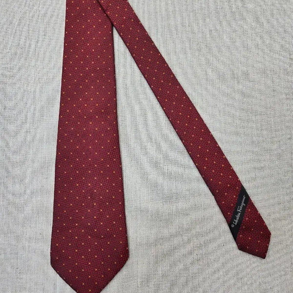 [BUNJANG] Salvatore Ferragamo Silk Tie Red / 페라가모 넥타이 (레드) (387
