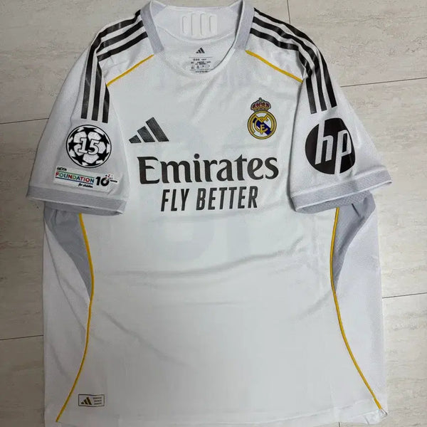 [BUNJANG] Real Madrid 25/26 Home Authentic Jersey 4XL / 레알마드리드 25/26 홈 어센틱 유니폼 4XL
