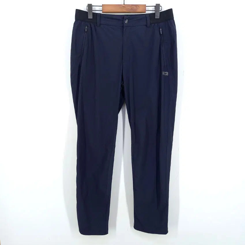 [BUNJANG] K2 Men's Summer Thin Spandex Pants Navy 82 / 케이투 남성 여름 스판끼 바스락 얇은팬츠 네이비82 (HU46318)