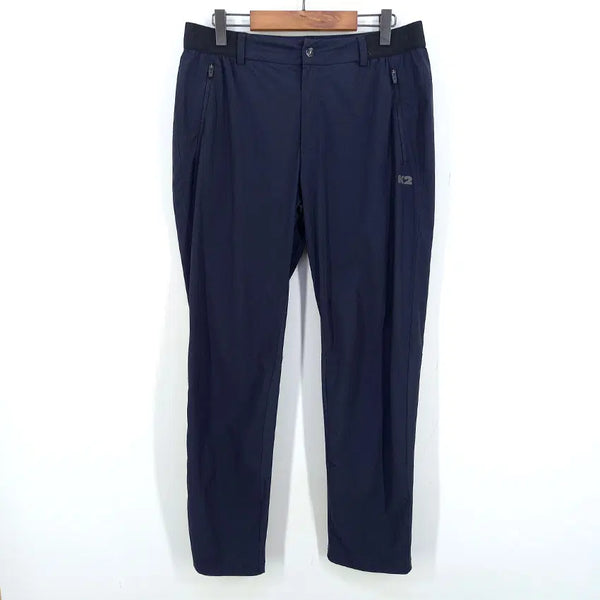 [BUNJANG] K2 Men's Summer Thin Spandex Pants Navy 82 / 케이투 남성 여름 스판끼 바스락 얇은팬츠 네이비82 (HU46318)
