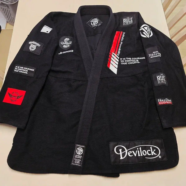 [BUNJANG] Jhood x Devilock Jiu Jitsu Gi Set A-1W / 주짓수 도복 세트 판매합니다. jhood x Devilock 제품.