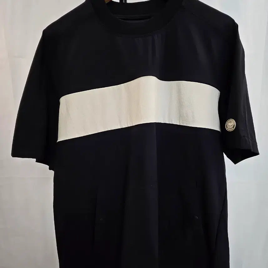 [BUNJANG] Hazzys Wimbledon Men's Packable Performance Short Sleeve T-Shirt Black M / 헤지스 윔블던 남성 패커블 기능성 반팔티 블랙 M