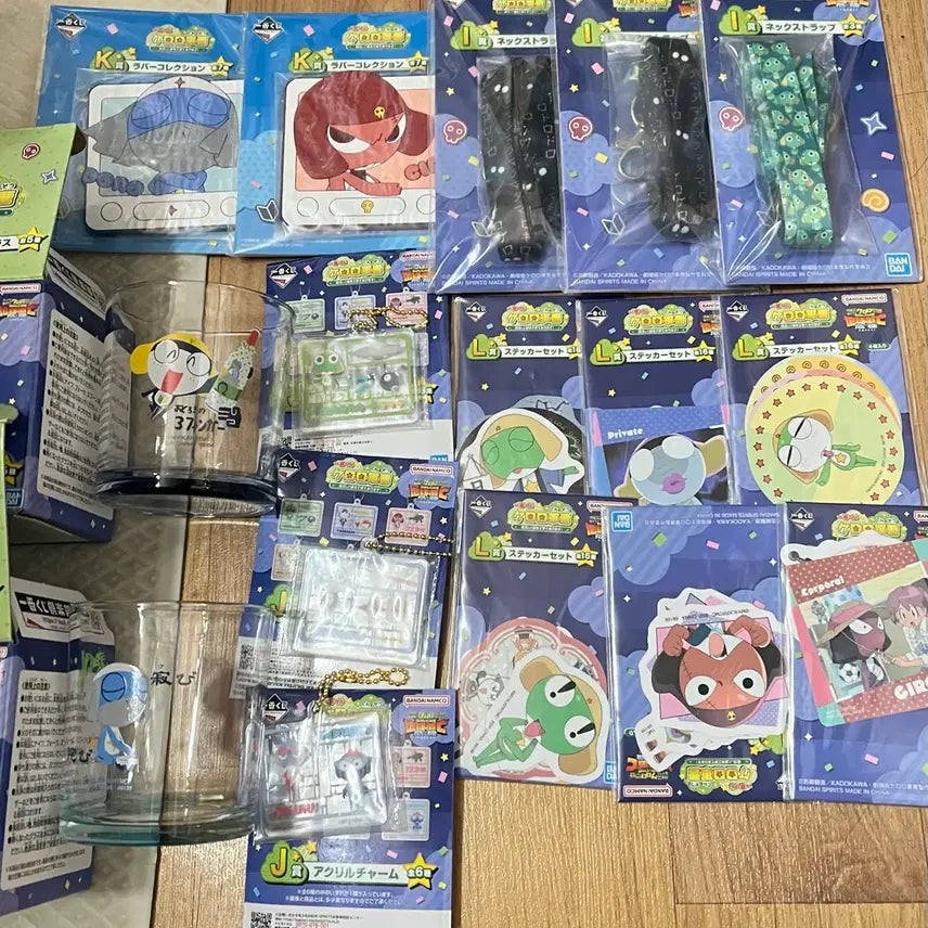 [BUNJANG] Keroro Gunso Ichiban Kuji Sub-Prizes Bundle Set / 케로로 제일복권 각종 하위상 일괄판매
