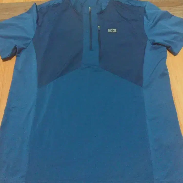 [BUNJANG] K2 Men's Half-Zip T-Shirt - Hiking Wear / 6천원구제 케이투 남성 반팔 반집업 티셔츠 등산복 구-2