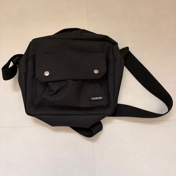 [BUNJANG] Closebuy Black Crossbody Bag / 클로즈바이 블랙 크로스백
