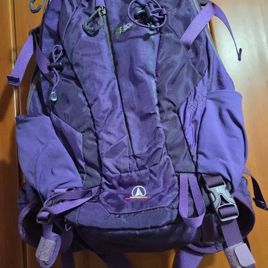 [BUNJANG] Kolon Hiking Backpack Purple / 코오롱등산배낭 퍼플