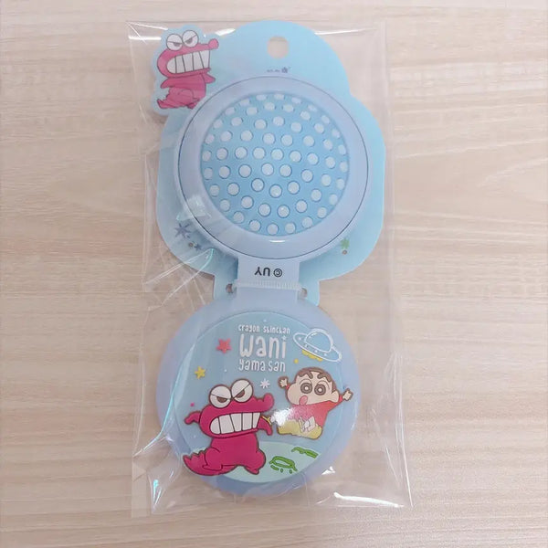 [BUNJANG] Crayon Shin-chan Portable Comb & Mirror Set / 짱구 휴대용 빗거울 세트 새상품 | 캐릭터 손거울 빗