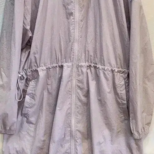 [BUNJANG] The North Face Lavender Long Windbreaker Jacket / 노스페이스 바람막이 연보라색 롱자켓