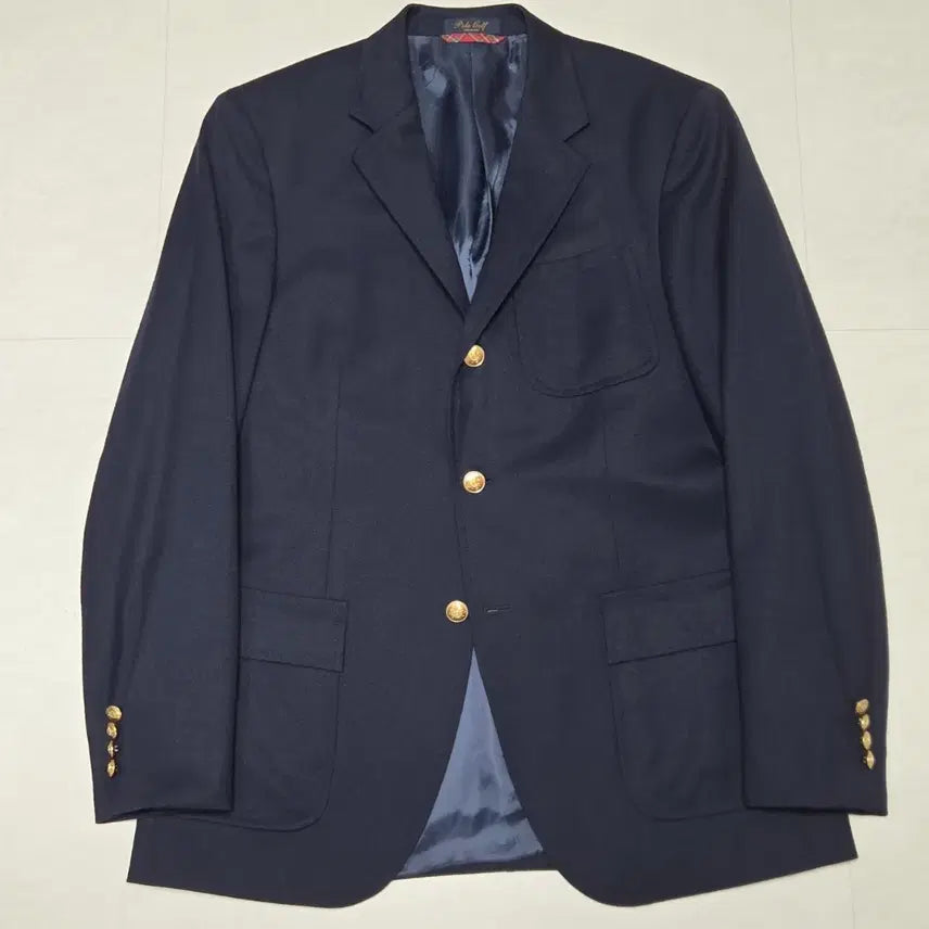 [BUNJANG] Polo Ralph Lauren 3-Roll 2-Button Gold-Button Blazer Jacket / [새상품]폴로 랄프로렌 3롤 2버튼 금장 블레이저 자켓