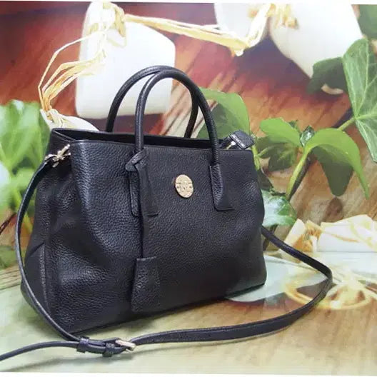 [BUNJANG] Metrocity Leather Tote Bag / 구제토토 메트로시티 가죽 토드백 정품 중고가방 60708