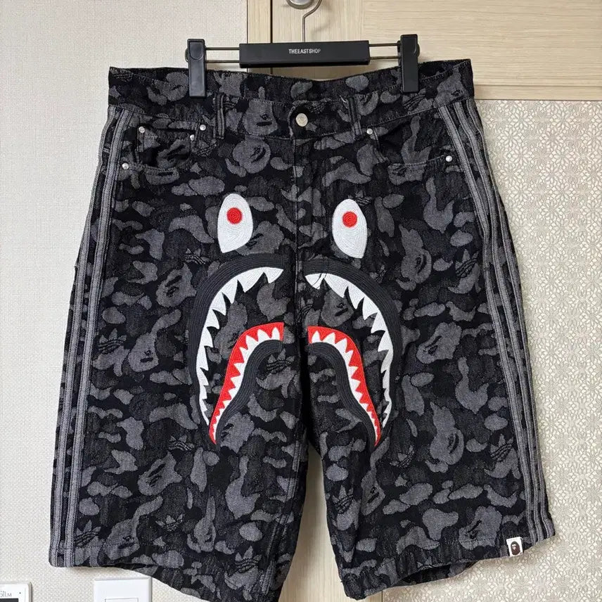 [BUNJANG] BAPE x Adidas Denim Pants XL / 베이프 아디다스 데님 KR XL