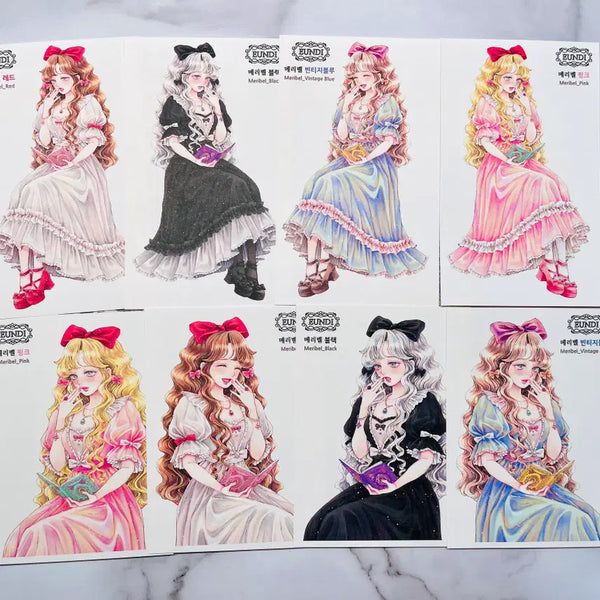 [BUNJANG] Eundi Merrybell 4-Color Sticker Set / [인스] 은디 EUNDI 메리벨 4컬러 인스