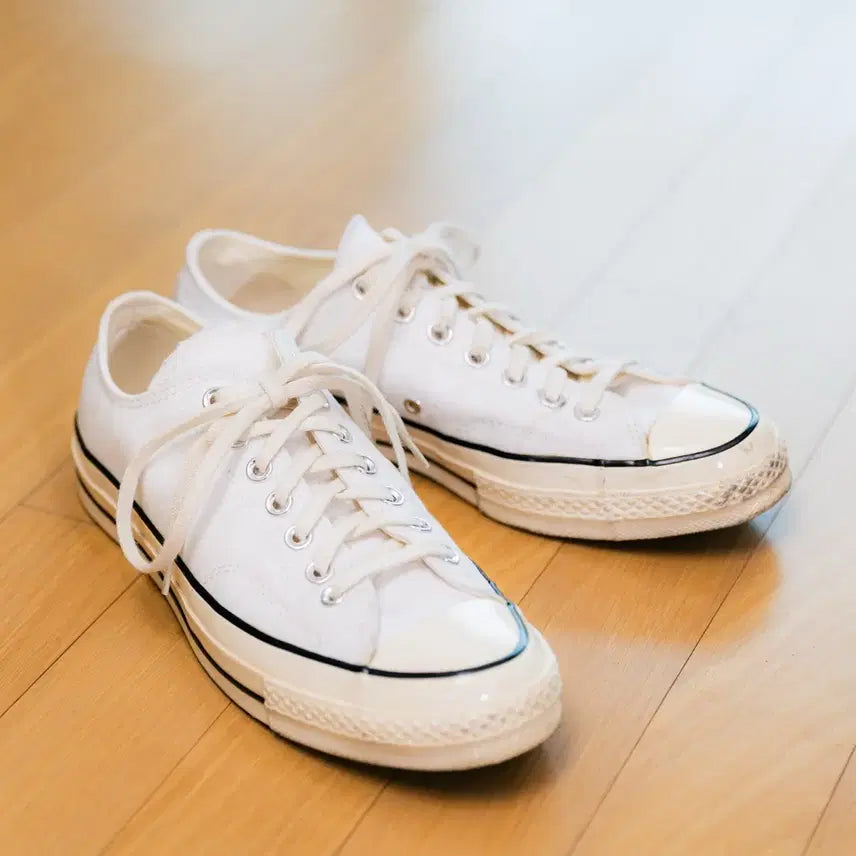 [BUNJANG] Converse Chuck Taylor 70s Low White Sneakers / 컨버스 척테일러 70s 로우 화이트