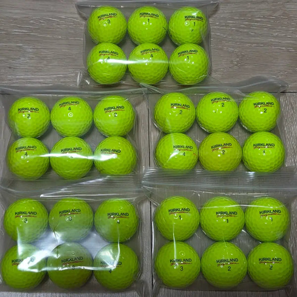 [BUNJANG] Kirkland Signature A-Grade 3-Piece Color Used Golf Balls (30-Ball Pack) / 커클랜드 A급 3피스 컬러 로스트볼 30구 중고골프공
