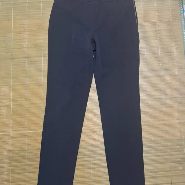 [BUNJANG] TIME Black Zipper Detail Slacks Pants / 타임 블랙 지퍼 포인트 슬랙스 팬츠 바지 64(약55)