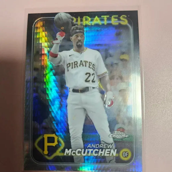 [BUNJANG] Andrew McCutchen 2024 Topps Chrome Prism Refractor Pittsburgh Pirates / 피츠버그)앤드류 맥커친 2024 탑스크롬 프리즘 리플렉터
