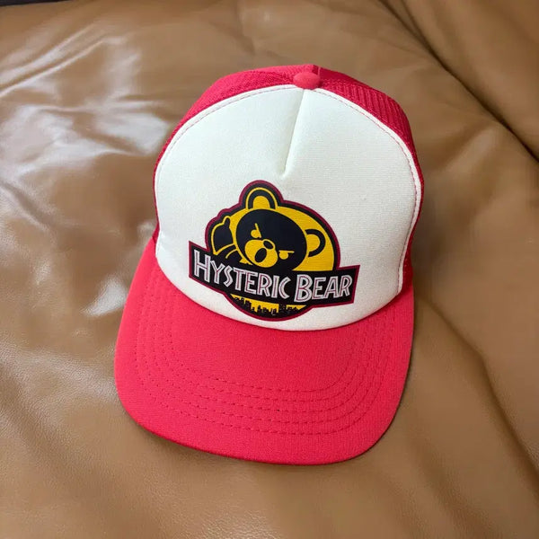 [BUNJANG] Hysteric Glamour 6-Panel Mesh Ball Cap Hat - Red / 히스테릭글래머 6패널 메쉬 볼캡 모자 퍽 페어 레드