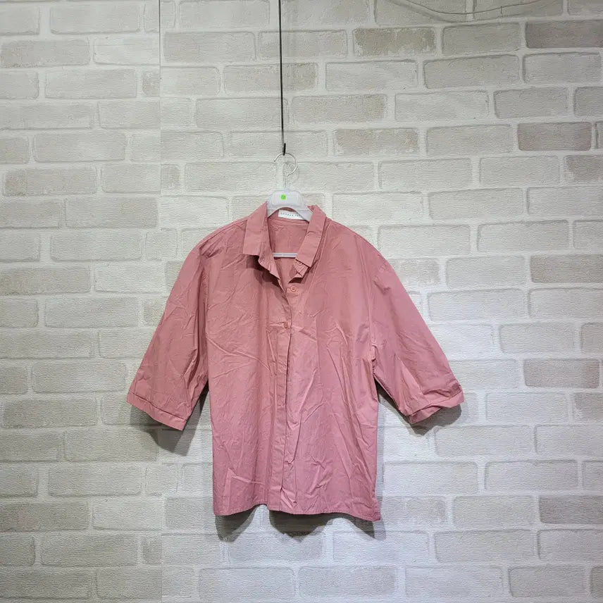 [BUNJANG] Pink Shirt Free Size / ㅊ226 핑크 셔츠 F