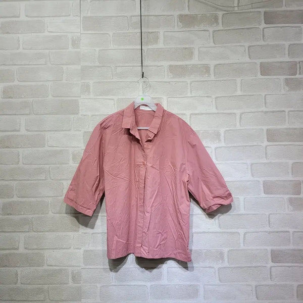 [BUNJANG] Pink Shirt Free Size / ㅊ226 핑크 셔츠 F
