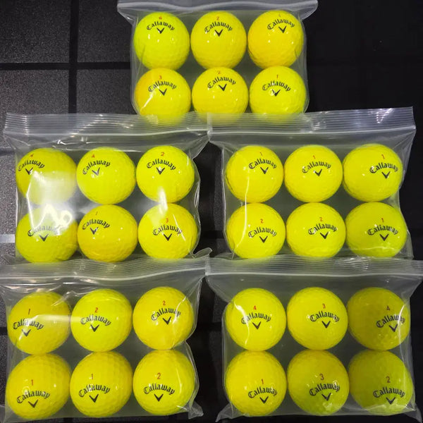 [BUNJANG] Callaway A-Grade Glossy Color Used Golf Balls (30-Ball Pack) / 캘러웨이 A급 유광 컬러 로스트볼 30구 중고골프공