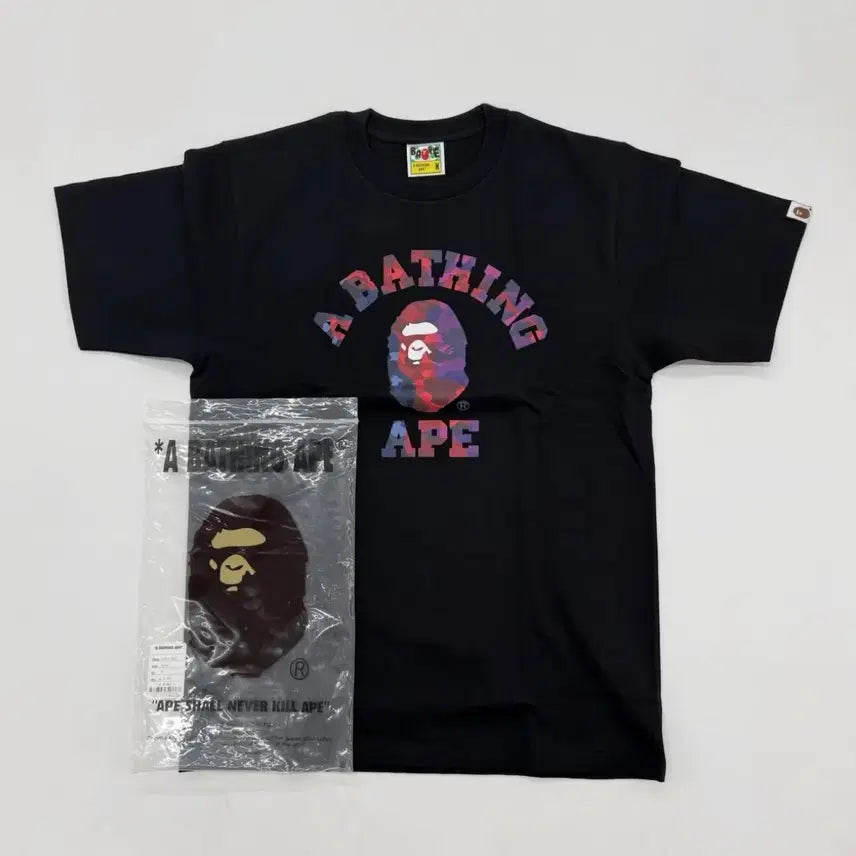 [BUNJANG] Bape Camo College T-Shirt / bape camoncollege tee
